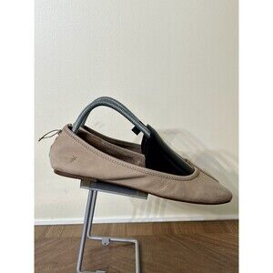 Frye Regina Ballet Pointed Toe Flats Slip On Tan Leather Womens 7.5 Clean Girl